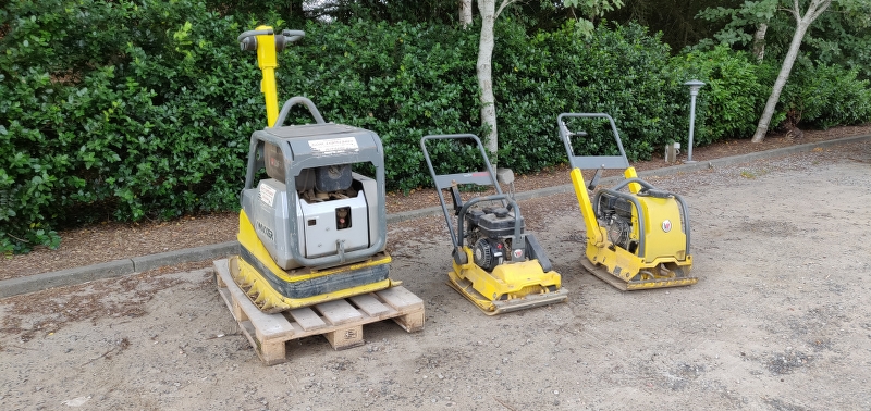 Pladevibrator i alle størrelser